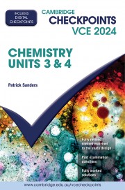 CHECKPOINTS VCE CHEMISTRY UNITS 3&4 2024 (INCL. BOOK & DIGITAL)