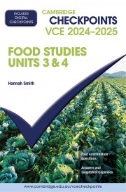 CHECKPOINTS VCE FOOD STUDIES UNITS 3&4 2024-25 (INCL. BOOK & DIGITAL)