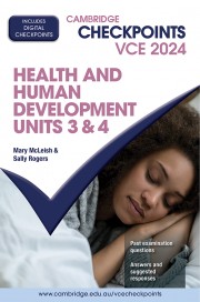 CHECKPOINTS VCE HEALTH & HUMAN DEVELOPMENT UNITS 3&4 2024 (INCL. BOOK & DIGITAL)