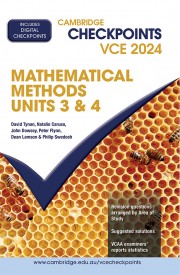 CHECKPOINTS VCE MATHEMATICAL METHODS UNITS 3&4 2024 (INCL. BOOK & DIGITAL)