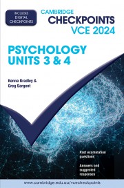 CHECKPOINTS VCE PSYCHOLOGY UNITS 3&4 2024 (INCL. BOOK & DIGITAL)