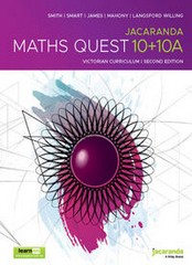 JACARANDA MATHS QUEST 10&10A VIC. CURR. (2ND ED) (INCL. BOOK & DIGITAL)