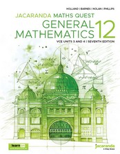 JACARANDA MATHS QUEST 12 GENERAL MATHEMATICS VCE UNITS 3&4 (7TH ED) (INCL. BOOK & DIGITAL)