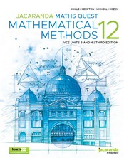JACARANDA MATHS QUEST 12 MATHEMATICAL METHODS VCE UNITS 3&4 (3RD ED) (INCL. BOOK & DIGITAL)