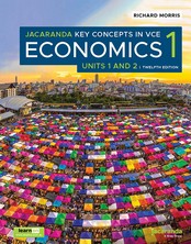 KEY CONCEPTS IN VCE ECONOMICS 1 UNITS 1&2 (12TH ED) (JACARANDA) (INCL. BOOK & DIGITAL)
