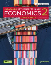 KEY CONCEPTS IN VCE ECONOMICS 2 UNITS 3&4 (11TH ED) (JACARANDA) (INCL. BOOK & DIGITAL)