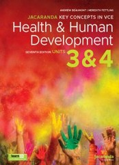 KEY CONCEPTS IN VCE HEALTH & HUMAN DEVELOPMENT UNITS 3&4 (7TH ED) (JACARANDA) (INC. BOOK & DIGITAL)