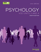 PSYCHOLOGY VCE UNITS 3&4 (8TH ED) (JACARANDA) (INCL. BOOK & DIGITAL)
