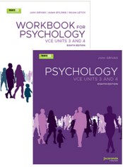 PSYCHOLOGY VCE UNITS 3&4 (8TH ED) VALUE PACK (JACARANDA) (INCL. BOOK, WORKBOOK & DIGITAL)