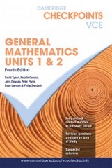 CHECKPOINTS VCE GENERAL MATHEMATICS UNITS 1&2 (4TH ED)