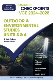 CHECKPOINTS VCE OUTDOOR & ENVIRONMENTAL STUDIES UNITS 3&4 2024-2028 (INCL. BOOK & DIGITAL)