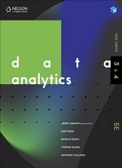 DATA ANALYTICS VCE UNITS 3&4 (5TH ED) (INCL. BOOK & x1, 26 MONTH ACCESS CODE)