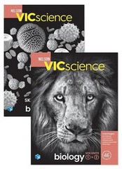 NELSON VICSCIENCE BIOLOGY VCE UNITS 1&2 STUDENT VALUE PACK (INCL. x3 BOOKS & DIGITAL)