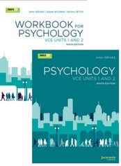 PSYCHOLOGY VCE UNITS 1&2 (9TH ED) VALUE PACK (JACARANDA) (INCL. BOOK, WORKBOOK & DIGITAL)