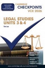 CHECKPOINTS VCE LEGAL STUDIES UNITS 3&4 2026 (INCL. BOOK & DIGITAL)