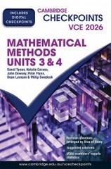 CHECKPOINTS VCE MATHEMATICAL METHODS UNITS 3&4 2026 (INCL. BOOK & DIGITAL)