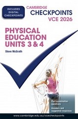 CHECKPOINTS VCE PHYSICAL EDUCATION UNITS 3&4 2026 (INCL. BOOK & DIGITAL)